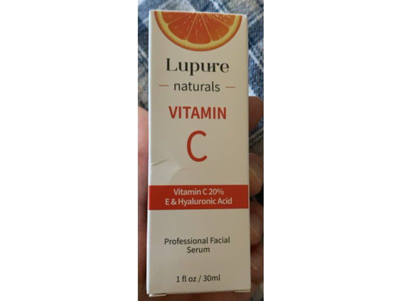 Lupure Naturals Vitamin C Facial Serum, 1 fl oz/30 mL