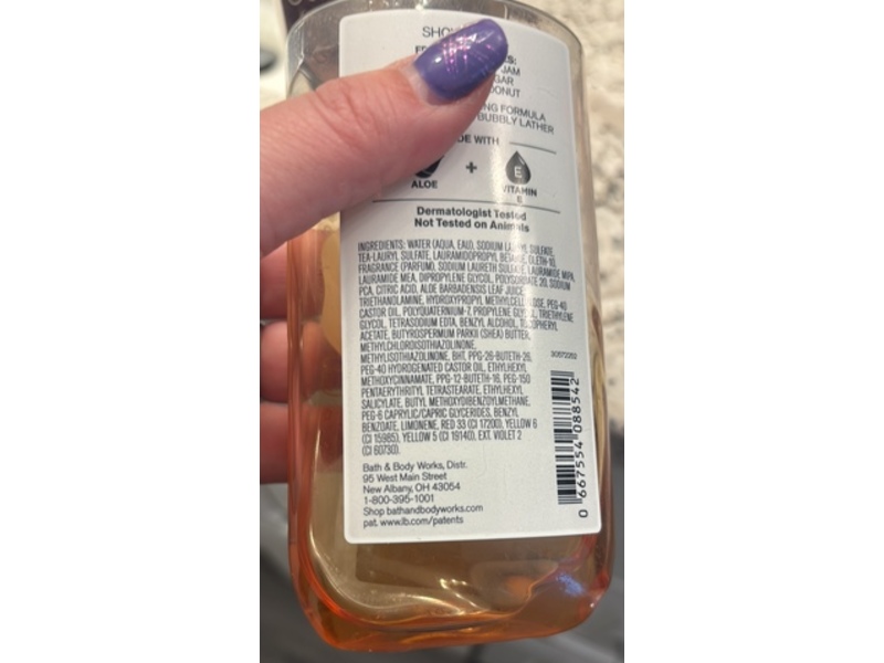 Bath & Body Works Shower Gel, Raspberry Jam Donut, 10 fl oz/295 mL