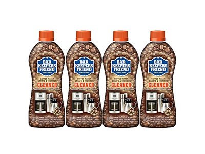 Bar Keepers Friend Coffee Maker Cleaner, 12 fl oz/255 mL, Pack Of 4