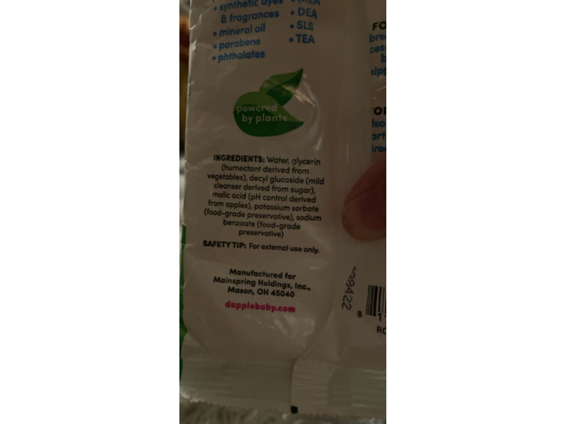 Dapple Baby Breast Pump Wipes, 25 Count