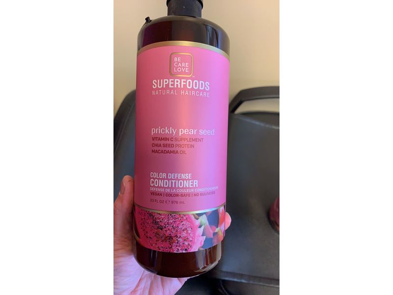 Be.Care.Love Superfoods Natural Haircare Prickly Pear Seed Color Defense Condition, 23 fl oz/976 mL