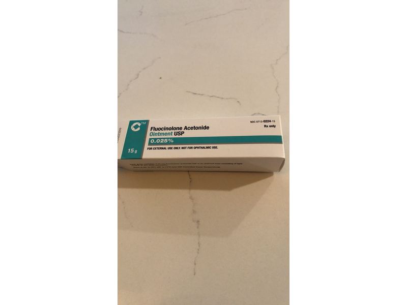 Fluocinolone Acetonide Ointment USP 0.025%, 15g, Cosette Pharmaceuticals, Inc (RX)