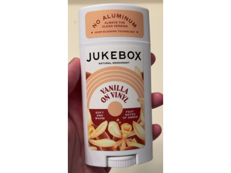 Juke Box Natural Deodorant, Vanilla On Vinyl