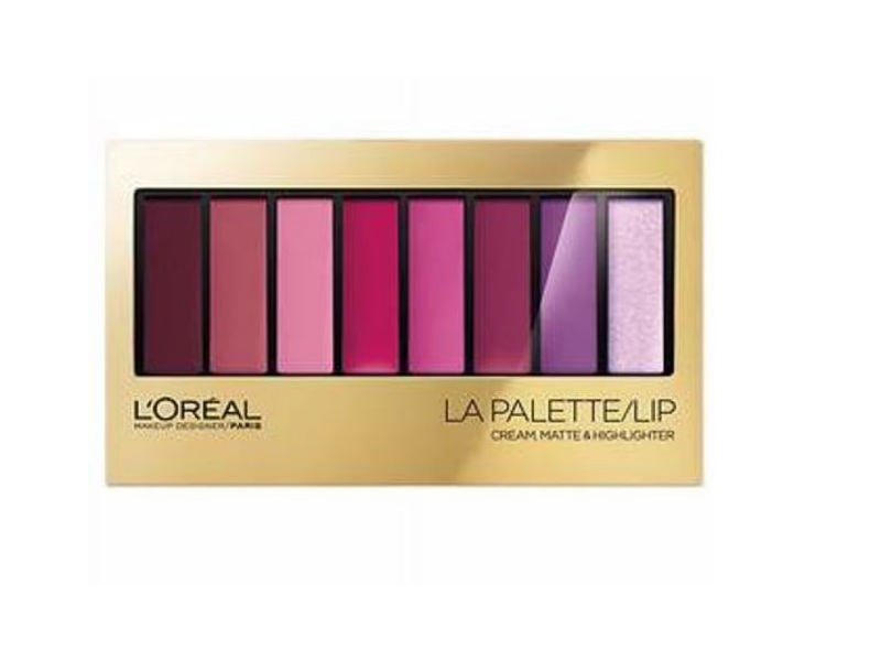 L'Oreal Paris Colour Riche La Palette Lip, Plum 02, 0.14 oz/4 g