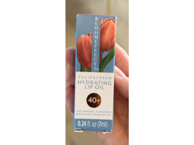 Bloomeffects Lip Oil Sunscreen, Barely, SPF 40+, 0.24 fl oz/7 mL