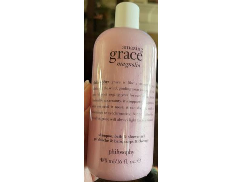 Philosophy Amazing Grace Magnolia Shampoo, Shower Gel & Bath, 16 fl oz/480 mL