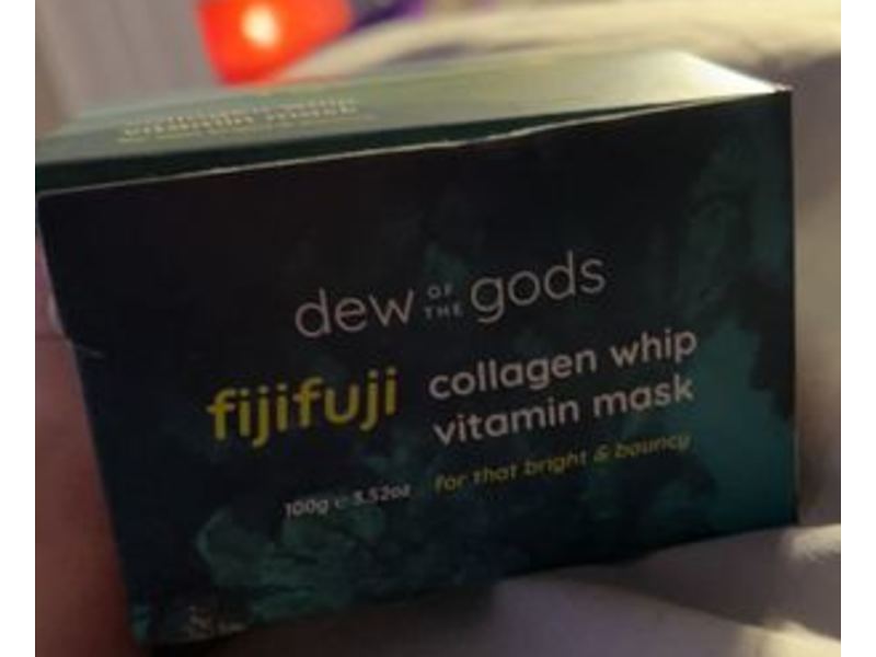 Dew of the Gods Fiji Fuji Collagen Whip Vitamin Mask, 3.52 oz/100 g