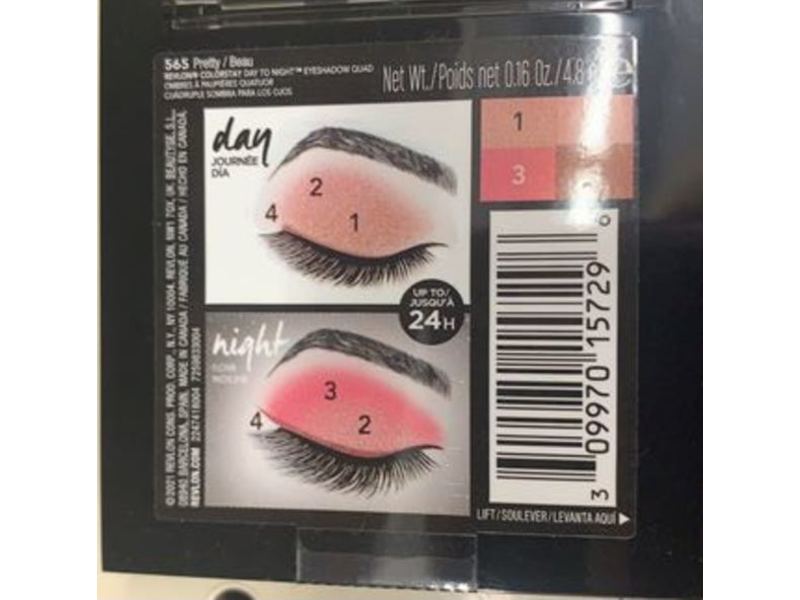 Revlon Colorstay Day To Night Eyeshadow Quad, 565 Pretty/Beau, 0.16 fl oz/4.8 g