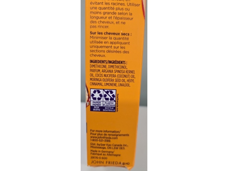 John Frieda Frizz Ease 4 In 1 Lightweight Serum, 50 mL