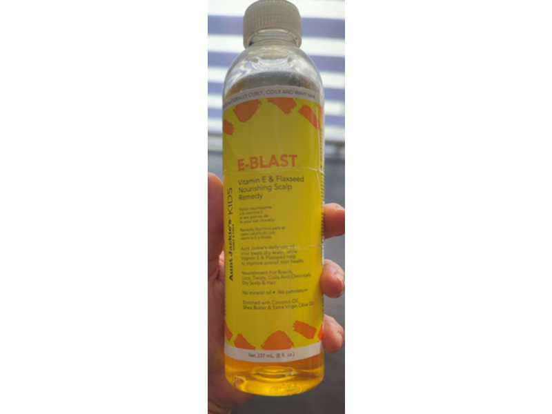 Aunt Jackie's Kids E-Blast Nourishing Scalp Therapy, Vitamin E & Flaxseed, 8 fl oz/237 mL