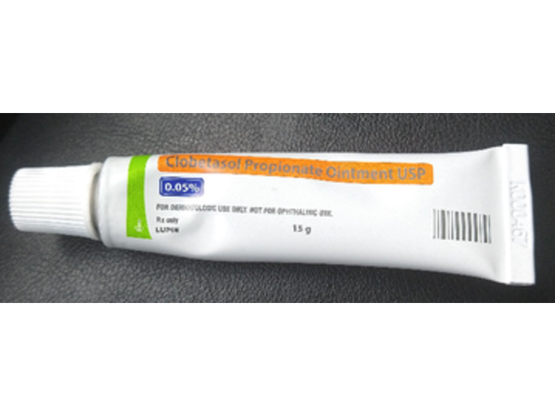 Clobetasol Propionate Ointment USP 0.05%, 15 g, Lupin Limited Pharmaceutical Company (RX)
