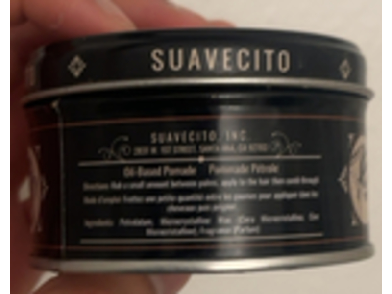 Suavecito Oil-Based Pomade, 3 oz/85 g
