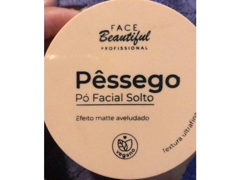 Face Beautiful Loose Facial Powder, Peach, 10 g