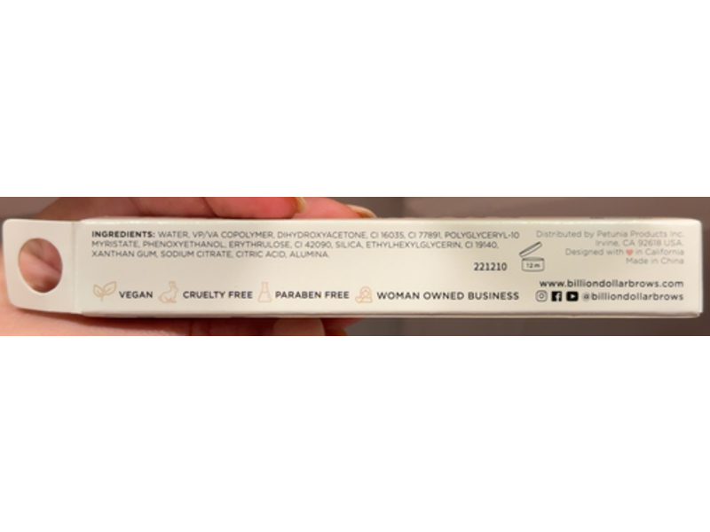 Billion Dollar Brows Raising Brows, Blonde, 0.028 oz/0.8 g