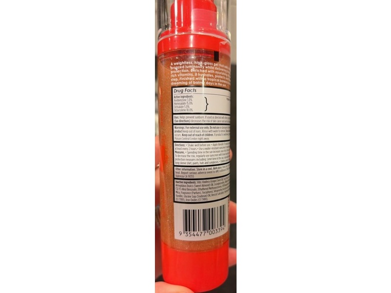 Bali Body Sheer Glow Sunscreen, SPF 50, 3.2 fl oz/95 mL