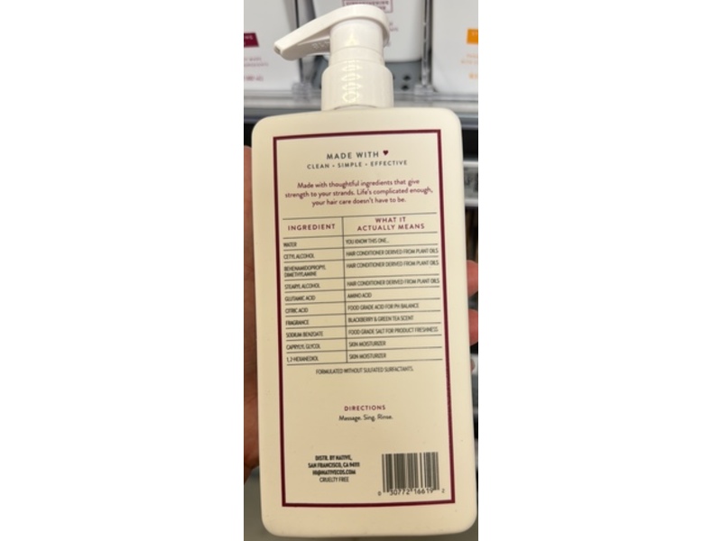 Native Strengthening Conditioner, Blackberry & Green Tea, 16.5 fl oz/487 mL