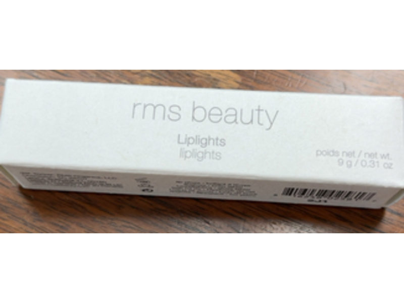 RMS Beauty Liplights Cream Lip Gloss, Bisou,0.31 oz/9 g