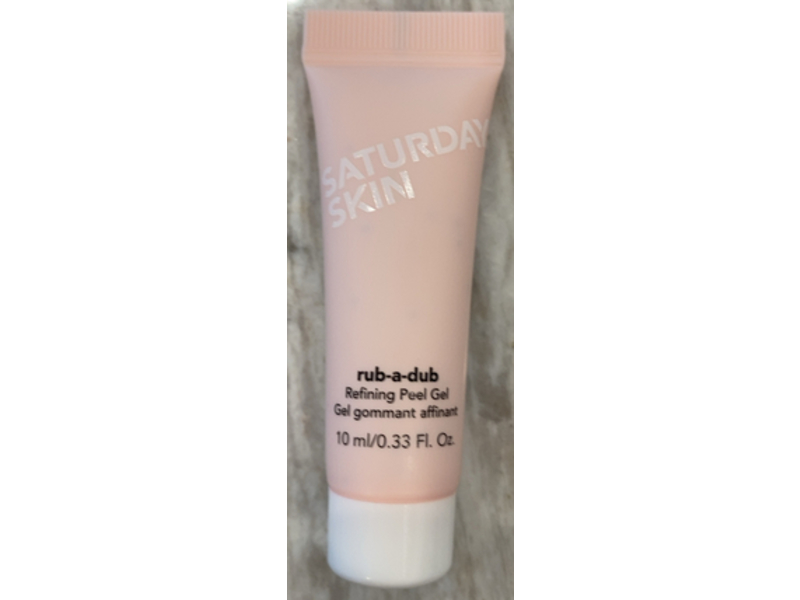 Saturday Skin Rub-A-Dub Refining Peeling Gel, 0.33 fl oz/10 mL