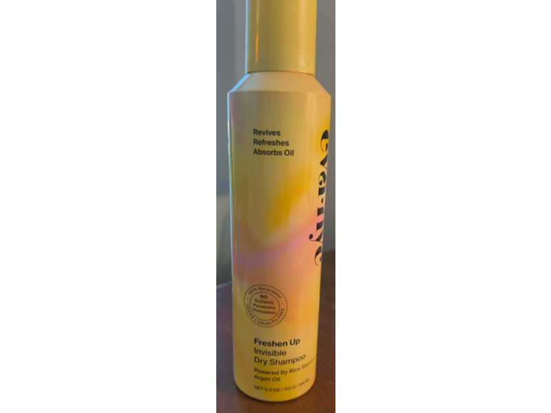 Eva Nyc Freshen Up Invisible Dry Shampoo, Rice Starch + Argan Oil, 5.3 oz/150 g