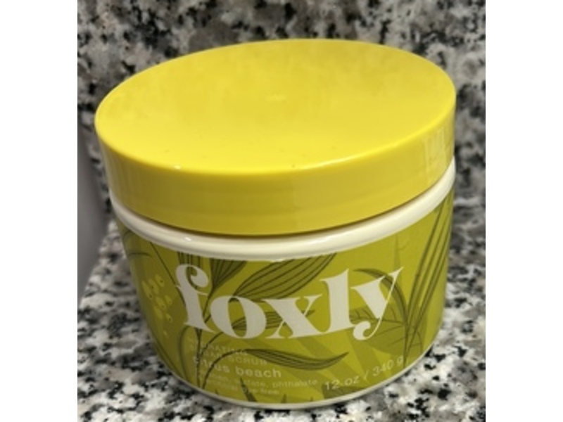 Foxly Citrus Beach Body Scrub, 12 OZ