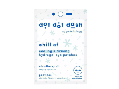 Patchology Dot Dot Dash Cooling & Firming Hydrogel Eye Patches, Cloudberry Oil, 1 Pair