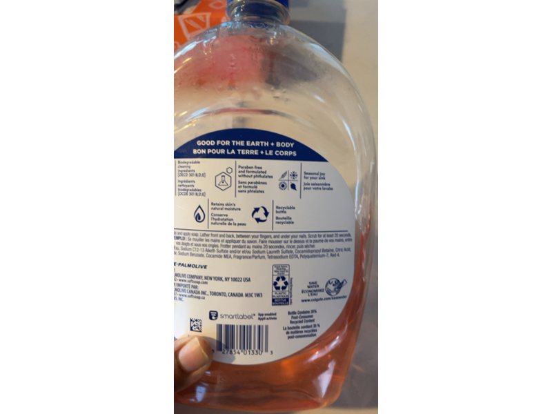 Softsoap Liquid Hand Soap, Cherry Blossom, 50 fl o z/1.47 L