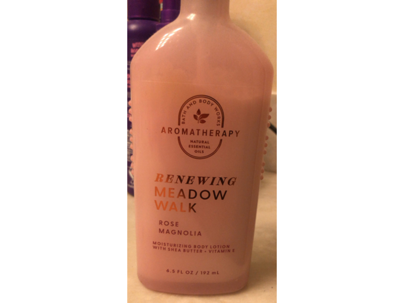 Bath & Body Works Renewing Meadow Walk Moisturizing Body Lotion, Rose Magnolia, 6.5 fl oz/192 mL