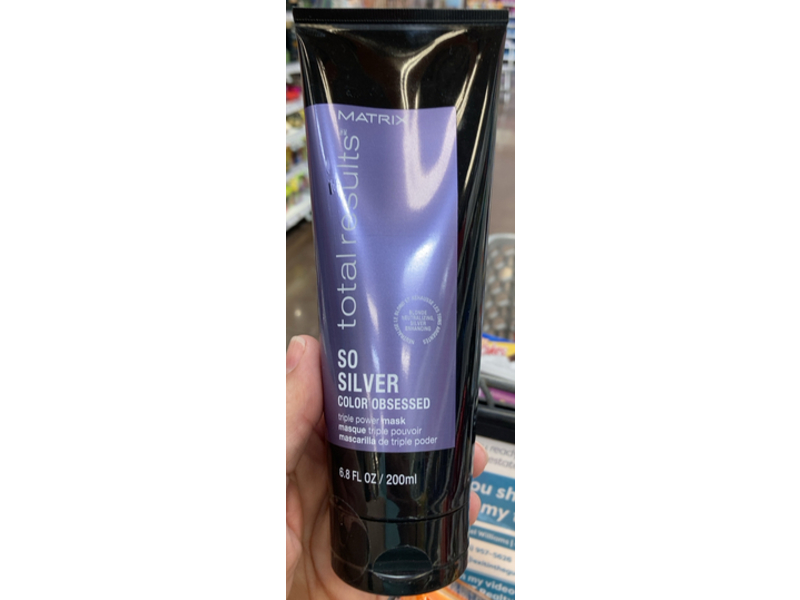 Matrix Triple Power Mask, So Silver, 6.8 fl oz/200 mL