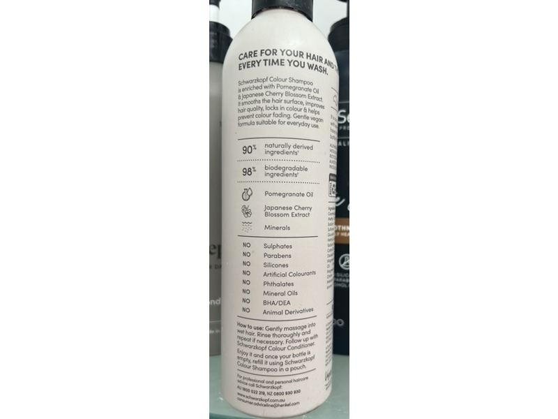Schwarzkopf Colour Shampoo, 400 mL