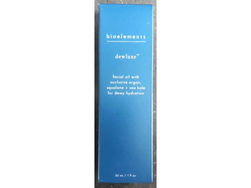 Bioelements Dewluxe Facial Oil, Occlusive Argan, Squalane + Sea Kale, 1 fl oz/30 mL