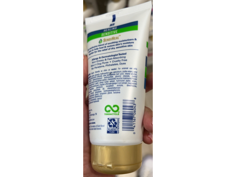 Gold Bond Healing Sensitive Daily Body & Face Lotion, 4.5 oz/127 g