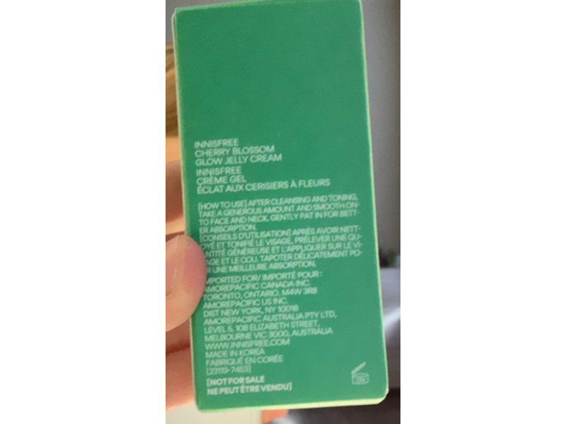 Innisfree Cherry Blossom Glow Jelly Cream, 0.50 fl oz/15 mL