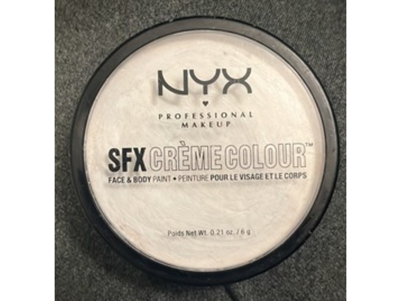 Nyx Professional Makeup SFX Creme Colour Face & Body Paint, White, 0.21 oz/6 g