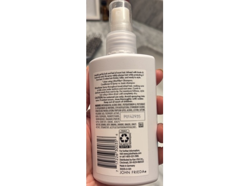 John Frieda Ultra Filler+ Thickening Spray, 5 fl oz/150 mL