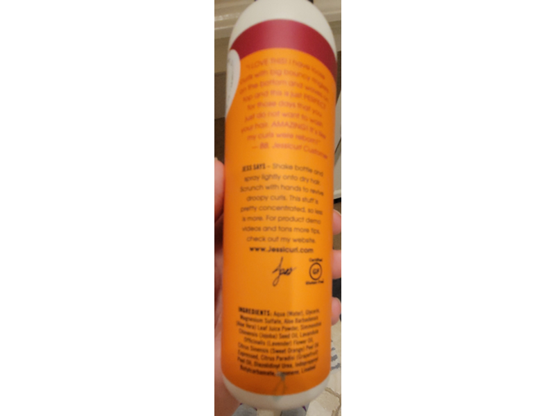 Jessicurl Awe Inspiraling Spray, Citrus Lavender, 8 fl oz/237 mL