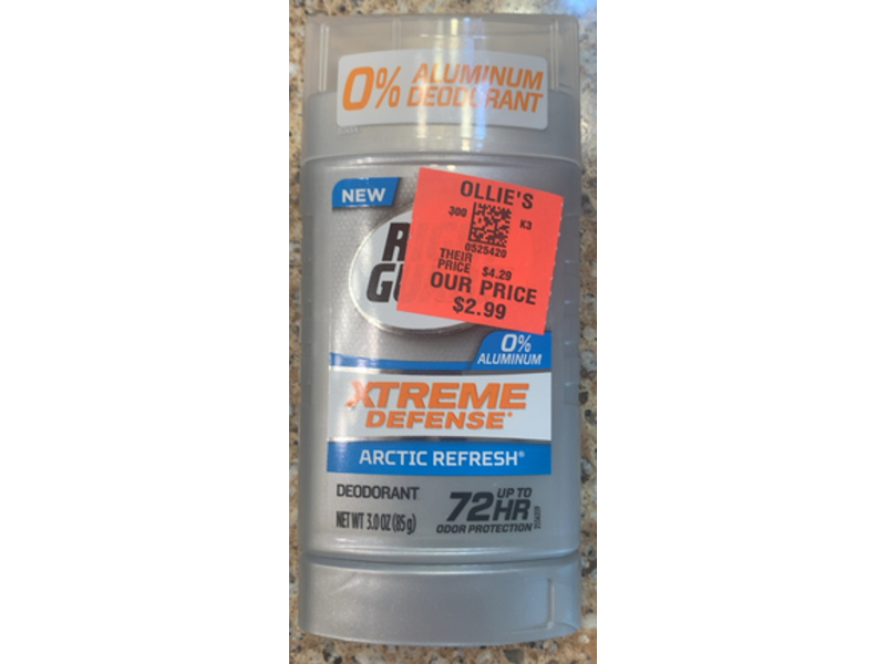 Right Guard Deodorant, 3.0 oz/85 g