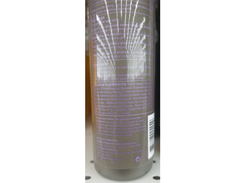 Design Essentials Peppermint & Aloe Therapeutics Anti-Itch Shampoo, 8 fl oz/237 mL