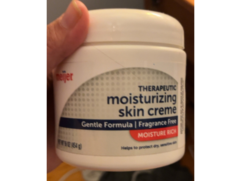 Meijer Therapeutic Moisturizing Skin Cream, Moisture Rich, 16 oz/454 g