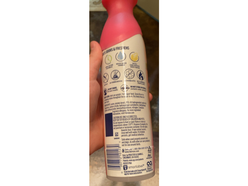 Febreze Romance & Desire Air Mist, Pink Rose Petals, 8.8 oz/250 g