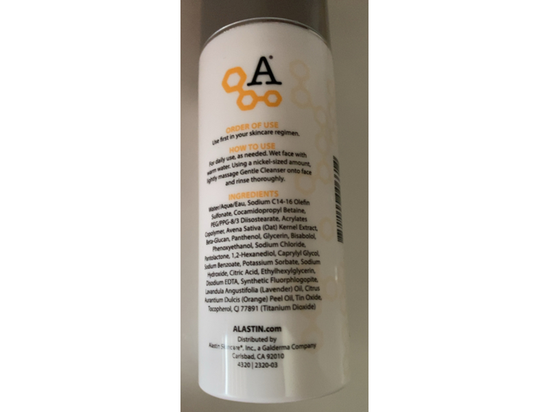 Alastin Skincare Gentle Cleanser, 1.8 fl oz/53.2 mL