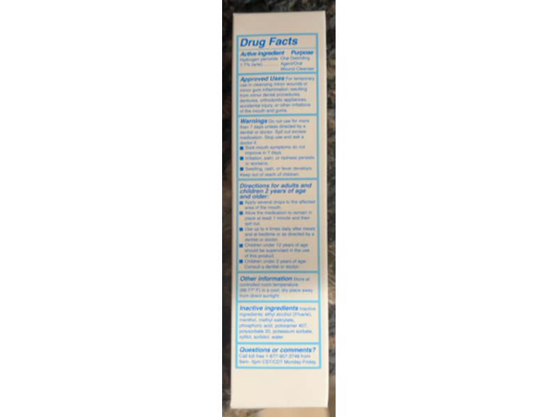 Perio Gel X Oral Wound Cleanser, 3 oz/85 g