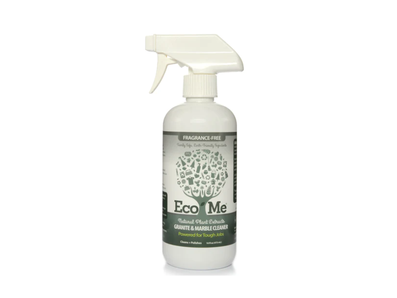 Eco-Me Natural Granite & Marble Cleaner, Fragrance Free, 16 fl oz/473 mL
