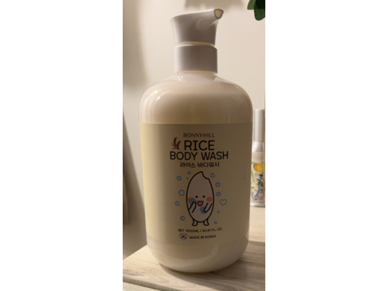 Bonnyhill Body Wash, Rice, 33.81 fl oz/1000 mL