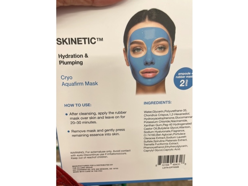 Skinetic Hydration & Plumping Cryo Aquafirm Mask