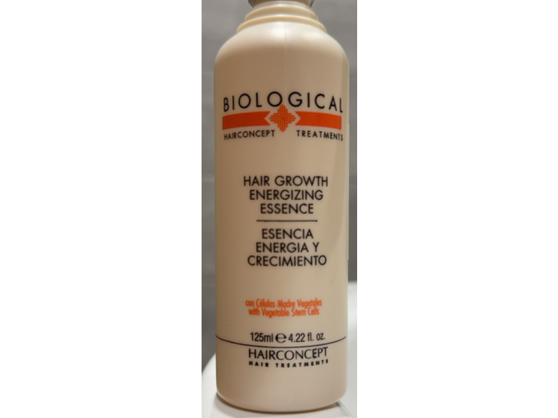 Biological Hair Growth Energizing Essence, Vegetable Stem Cells, 4.22 fl oz/125 mL