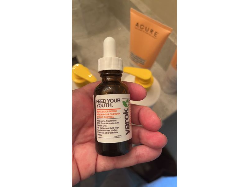 Yarok Feed Your Youth Organic Hair & Scalp Serum, 1oz