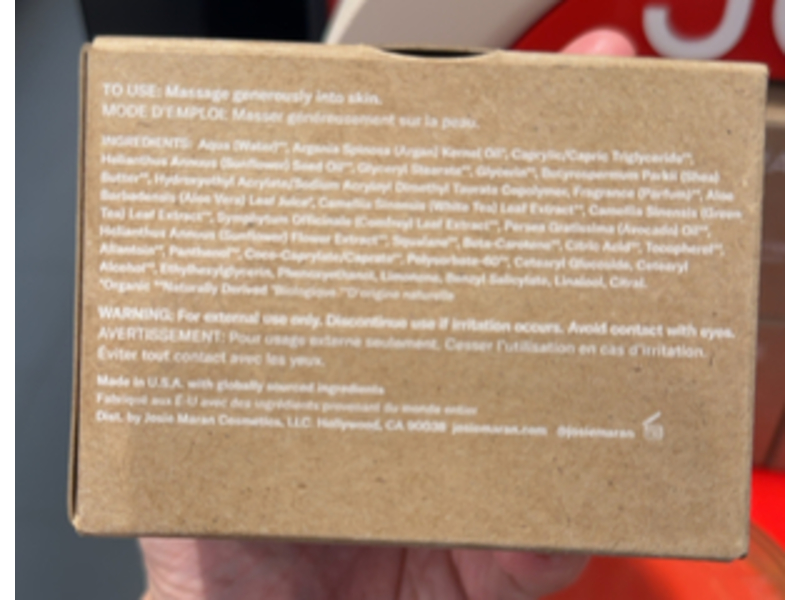 Josie Maran The Original Whipped Argan Oil Body Butter, Topless Tangerine, 6 fl oz