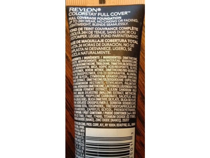 Revlon Colorstay Full Cover Foundation, 110 Ivory, 1.0 fl oz/30 mL