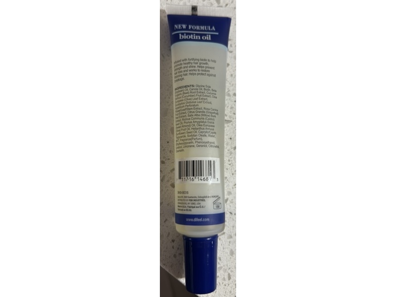 Difeel Biotin Premium Hair Oil, 1.5 fl oz/45 mL