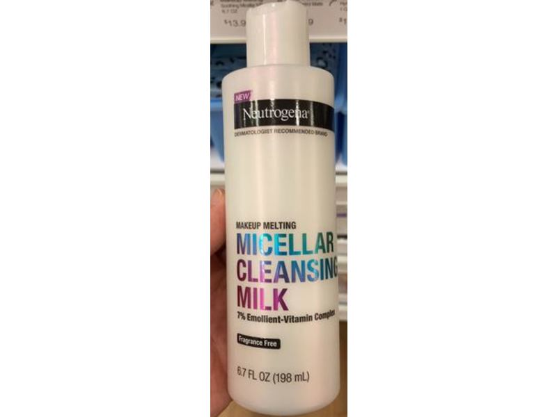 Neutrogena Makeup Melting Micellar Cleansing Milk, 6.7 fl oz/198 mL